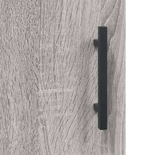 Komoda boja hrasta sonome 34,5x34x90 cm od konstruiranog drva - Sivi hrast sonoma 1 Cijena