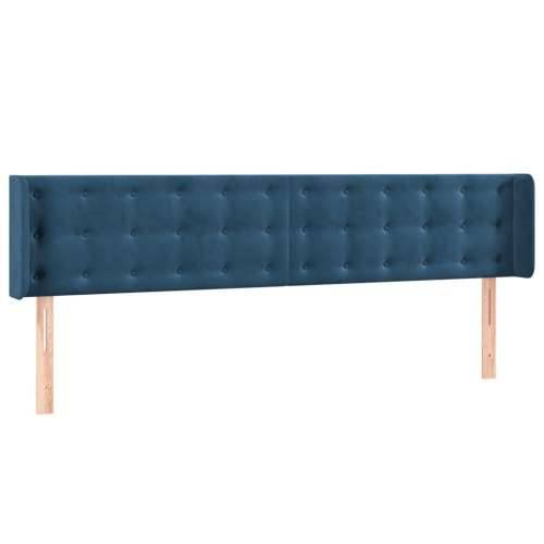 LED uzglavlje tamnoplavo 163x16x78/88 cm baršunasto - Tamno plava 163 x 16 x 78/88 cm 1 Cijena