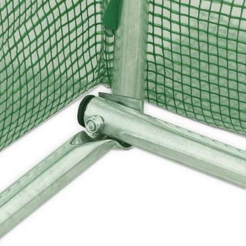 Staklenik s čeličnim okvirom zeleni 48 m² 24 x 2 x 2 m - Zelena 24 x 2 x 2 m 1 Cijena