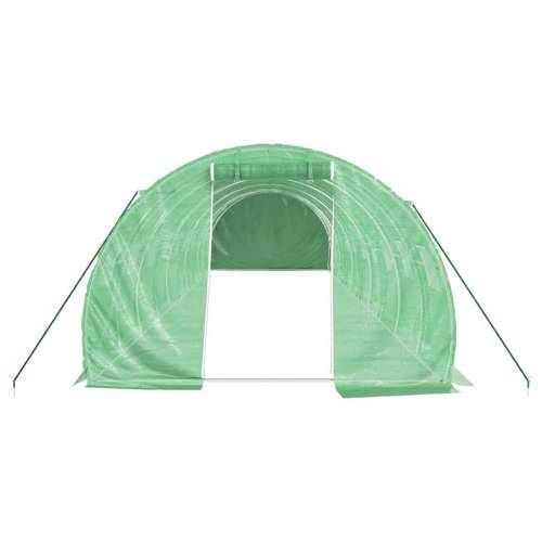 Staklenik s čeličnim okvirom zeleni 30 m² 10 x 3 x 2 m - Zelena 10 x 3 x 2 m 1 Cijena