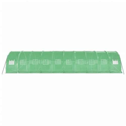 Staklenik s čeličnim okvirom zeleni 30 m² 10 x 3 x 2 m - Zelena 10 x 3 x 2 m 1 Cijena