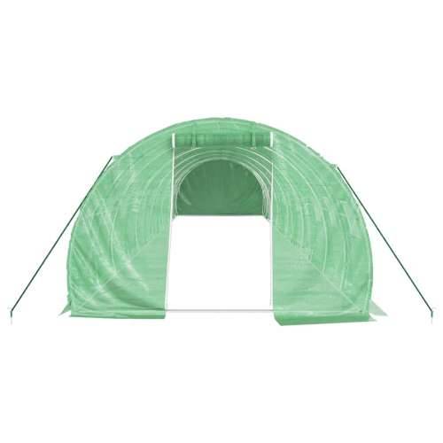 Staklenik s čeličnim okvirom zeleni 36 m² 12 x 3 x 2 m - Zelena 12 x 3 x 2 m 1 Cijena
