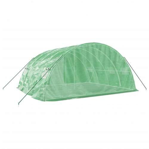 Staklenik s čeličnim okvirom zeleni 20 m² 5 x 4 x 2,3 m - Zelena 5 x 4 x 2.3 m 1 Cijena