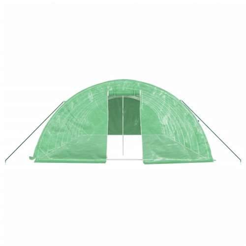 Staklenik s čeličnim okvirom zeleni 40 m² 8 x 5 x 2,3 m - Zelena 8 x 5 x 2.3 m 1 Cijena