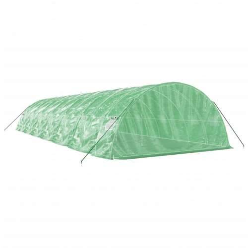Staklenik s čeličnim okvirom zeleni 70 m² 14 x 5 x 2,3 m - Zelena 14 x 5 x 2.3 m 1 Cijena