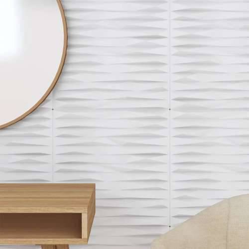 Zidni paneli 12 kom bijeli 50 x 50 cm XPS 3 m² uzorak kamena - Bijeli kamen 12 Cijena