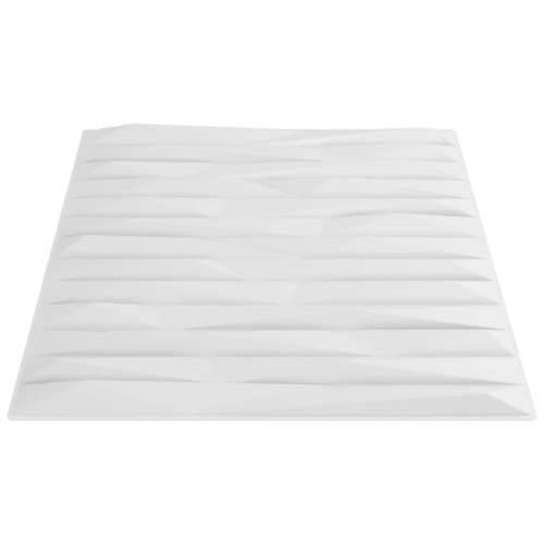 Zidni paneli 12 kom bijeli 50 x 50 cm XPS 3 m² uzorak kamena - Bijeli kamen 12 Cijena
