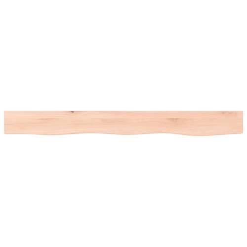 Zidna polica 100 x 10 x 2 cm od neobrađene masivne hrastovine - Prirodna 100 x 10 x 2 cm 1 Cijena