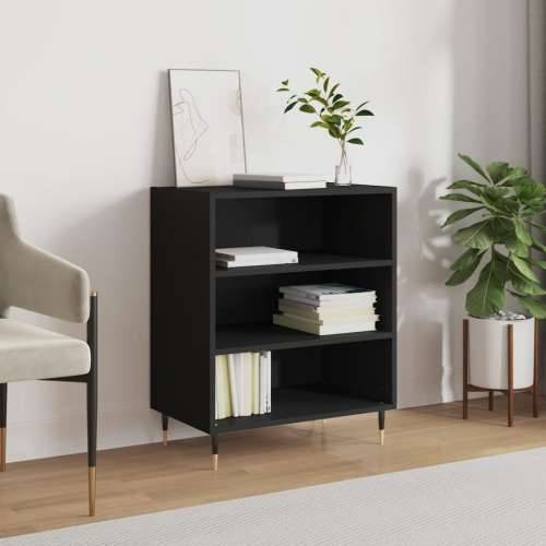 Komoda crna 57 x 35 x 70 cm od konstruiranog drva - Crna 1 Cijena