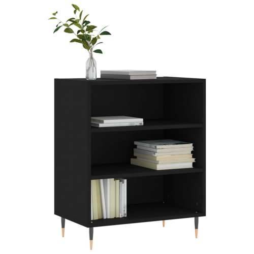 Komoda crna 57 x 35 x 70 cm od konstruiranog drva - Crna 1 Cijena