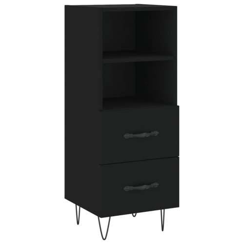 Komoda crna 34,5 x 34 x 90 cm od konstruiranog drva - Crna 1 Cijena