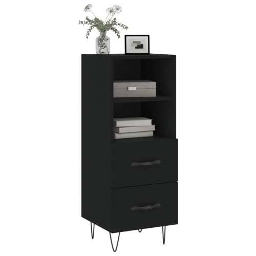 Komoda crna 34,5 x 34 x 90 cm od konstruiranog drva - Crna 1 Cijena