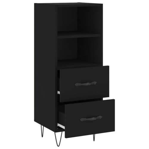 Komoda crna 34,5 x 34 x 90 cm od konstruiranog drva - Crna 1 Cijena