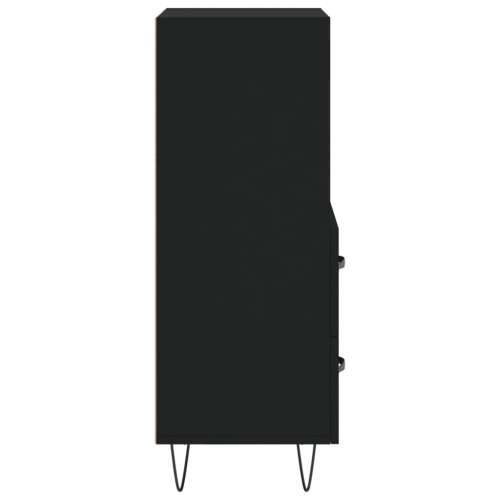 Komoda crna 34,5 x 34 x 90 cm od konstruiranog drva - Crna 1 Cijena