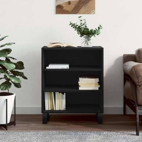 Komoda crna 57 x 35 x 70 cm od konstruiranog drva - Crna 1 Cijena