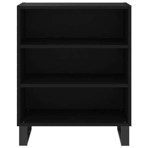 Komoda crna 57 x 35 x 70 cm od konstruiranog drva - Crna 1 Cijena