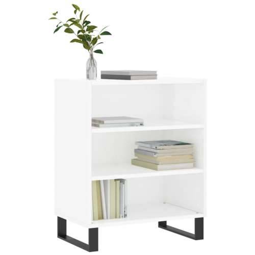 Komoda sjajna bijela 57 x 35 x 70 cm od konstruiranog drva - Visoko sjajno bijela 1 Cijena
