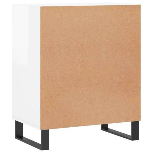 Komoda sjajna bijela 57 x 35 x 70 cm od konstruiranog drva - Visoko sjajno bijela 1 Cijena