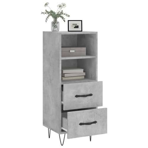 Komoda siva boja betona 34,5x34x90 cm od konstruiranog drva - Beton siva 1 Cijena