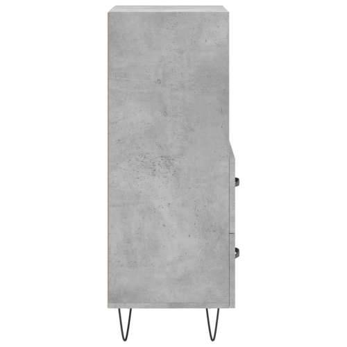 Komoda siva boja betona 34,5x34x90 cm od konstruiranog drva - Beton siva 1 Cijena