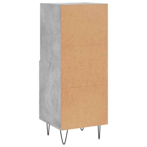 Komoda siva boja betona 34,5x34x90 cm od konstruiranog drva - Beton siva 1 Cijena