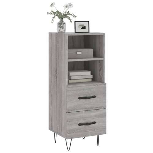 Komoda boja hrasta sonome 34,5x34x90 cm od konstruiranog drva - Sivi hrast sonoma 1 Cijena
