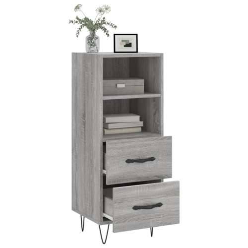 Komoda boja hrasta sonome 34,5x34x90 cm od konstruiranog drva - Sivi hrast sonoma 1 Cijena