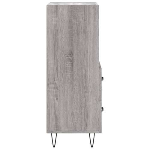 Komoda boja hrasta sonome 34,5x34x90 cm od konstruiranog drva - Sivi hrast sonoma 1 Cijena