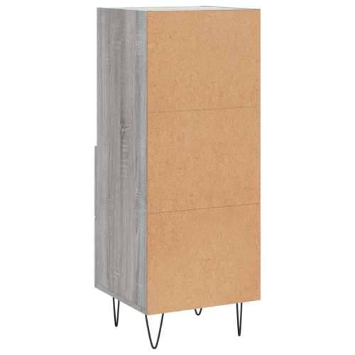 Komoda boja hrasta sonome 34,5x34x90 cm od konstruiranog drva - Sivi hrast sonoma 1 Cijena