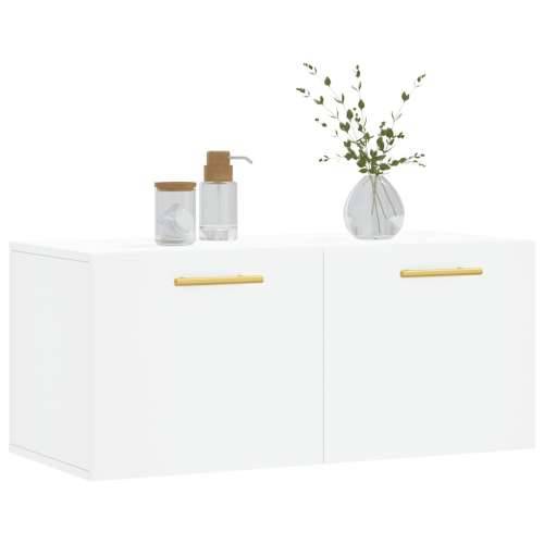 Zidni ormarić bijeli 80 x 36,5 x 35 cm konstruirano drvo - Bijela 80 x 36.5 x 35 cm 1 Cijena