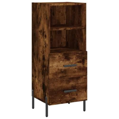 Komoda boja dimljenog hrasta 34,5x34x90 cm konstruirano drvo - Dimljeni hrast 1 Cijena