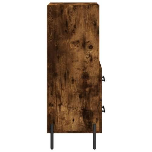 Komoda boja dimljenog hrasta 34,5x34x90 cm konstruirano drvo - Dimljeni hrast 1 Cijena