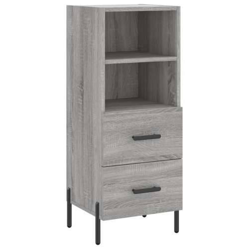 Komoda boja hrasta sonome 34,5x34x90 cm od konstruiranog drva - Sivi hrast sonoma 1 Cijena