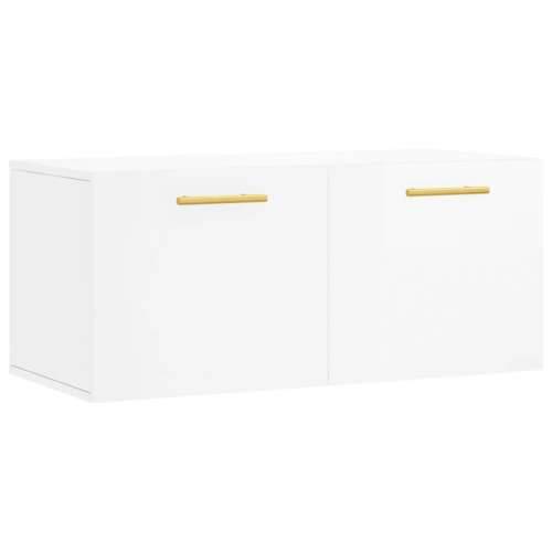 Zidni ormarić sjajni bijeli 80 x 36,5 x 35 cm konstruirano drvo - Visoko sjajno bijela 80 x 36.5 x 35 cm 1 Cijena