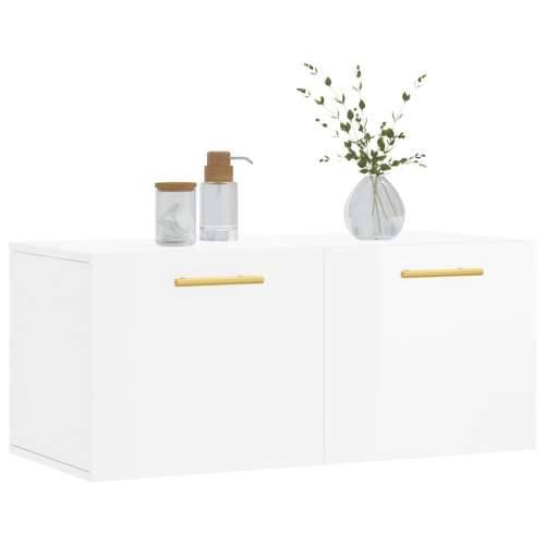 Zidni ormarić sjajni bijeli 80 x 36,5 x 35 cm konstruirano drvo - Visoko sjajno bijela 80 x 36.5 x 35 cm 1 Cijena