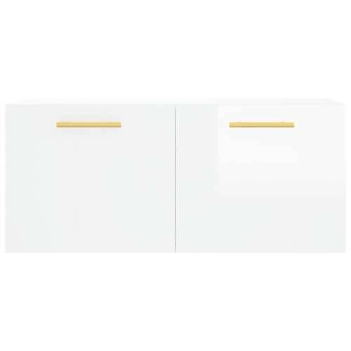Zidni ormarić sjajni bijeli 80 x 36,5 x 35 cm konstruirano drvo - Visoko sjajno bijela 80 x 36.5 x 35 cm 1 Cijena