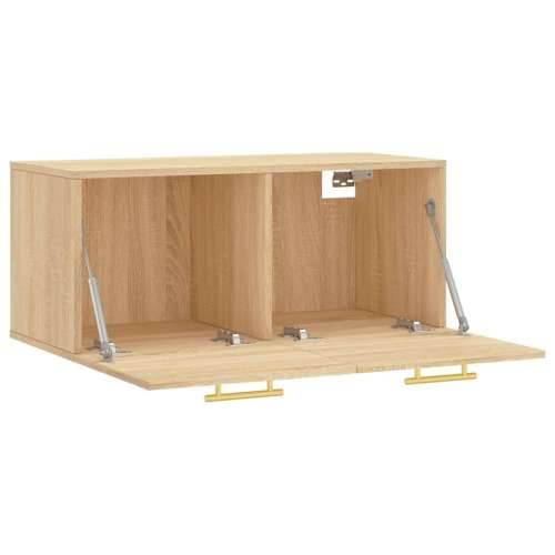 Zidni ormarić boja hrasta sonome 80x36,5x35cm konstruirano drvo - sonoma hrast 80 x 36.5 x 35 cm 1 Cijena