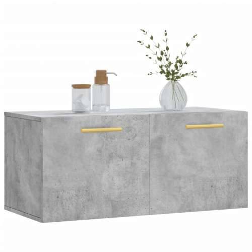 Zidni ormarić boja betona 80x36,5x35 cm od konstruiranog drva - Beton siva 80 x 36.5 x 35 cm 1 Cijena