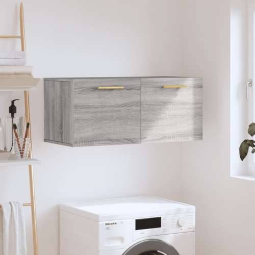 Zidni ormarić boja hrasta sonome 80x36,5x35cm konstruirano drvo - Sivi hrast sonoma 80 x 36.5 x 35 cm 1 Cijena