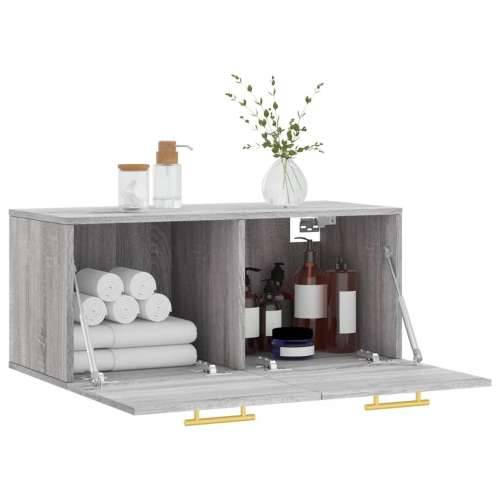 Zidni ormarić boja hrasta sonome 80x36,5x35cm konstruirano drvo - Sivi hrast sonoma 80 x 36.5 x 35 cm 1 Cijena