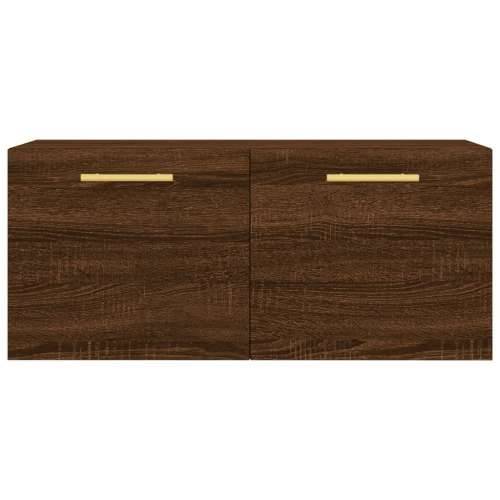 Zidni ormarić smeđa boja hrasta 80x36,5x35 cm konstruirano drvo - Smeđi hrast 80 x 36.5 x 35 cm 1 Cijena
