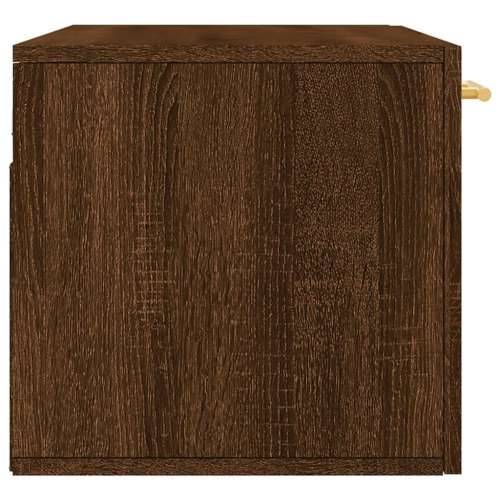 Zidni ormarić smeđa boja hrasta 80x36,5x35 cm konstruirano drvo - Smeđi hrast 80 x 36.5 x 35 cm 1 Cijena