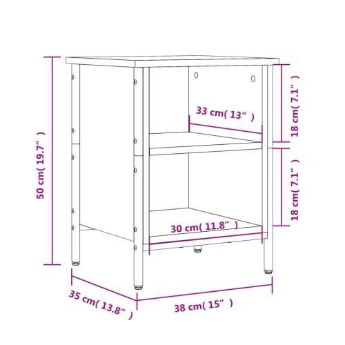 Ormarić za cipele boja hrasta 38 x 35 x 50 cm konstruirano drvo - Smeđi hrast 1 50 cm 38 cm Cijena