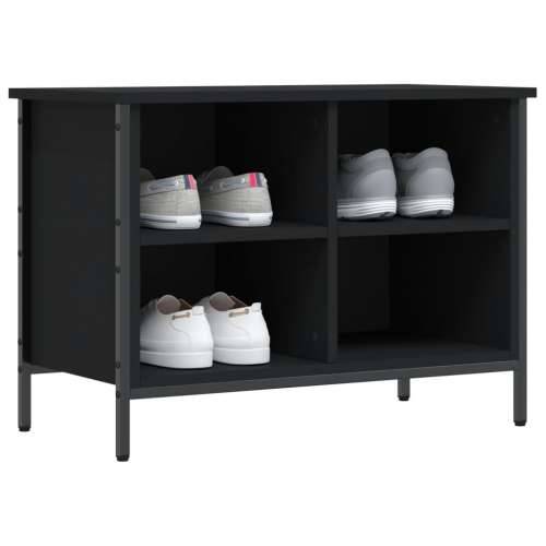 Ormarić za cipele crni 69 x 35 x 50 cm od konstruiranog drva - Crna 1 50 cm 69 cm Cijena