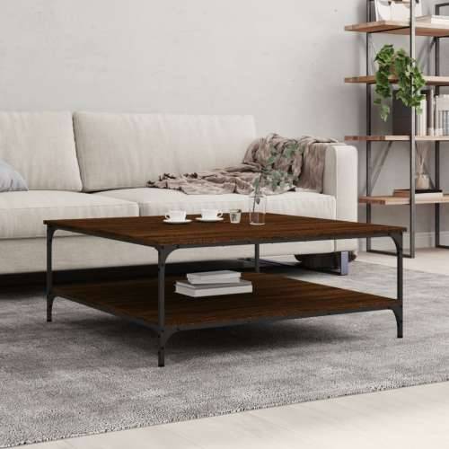 Stolić za kavu boja hrasta 100x100x40 cm konstruirano drvo Smeđi hrast 100 x 100 x 40 cm 1 Cijena