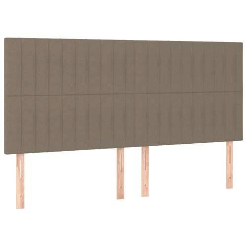 LED uzglavlje smeđesivo 180x5x118/128 cm od tkanine - Sivo-smeđa 180 x 5 x 118/128 cm 1 Cijena