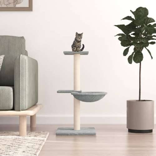 Penjalica za mačke sa stupovima za grebanje svjetlosiva 72 cm