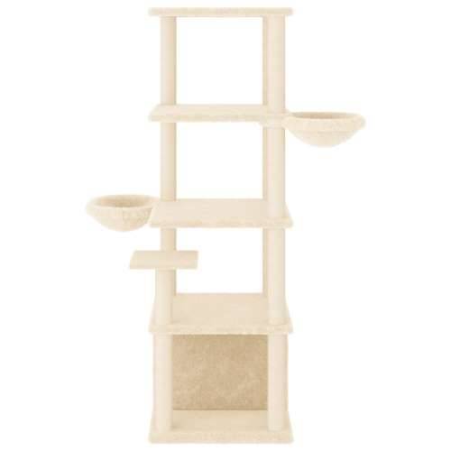 Gumirano pluto - Rola gumiranog pluta sa stupovima za grebanje krem 147 cm Krema Cijena