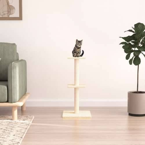 Penjalica za mačke sa stupovima za grebanje krem 73 cm