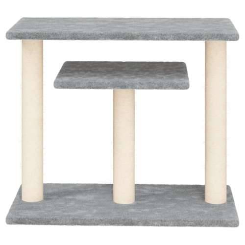 Grebalica za mačke s platformama svjetlosiva 62,5 cm - Svjetlosiva Cijena